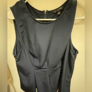 Banana Republic Sleeveless Pleated Peplum Blouse